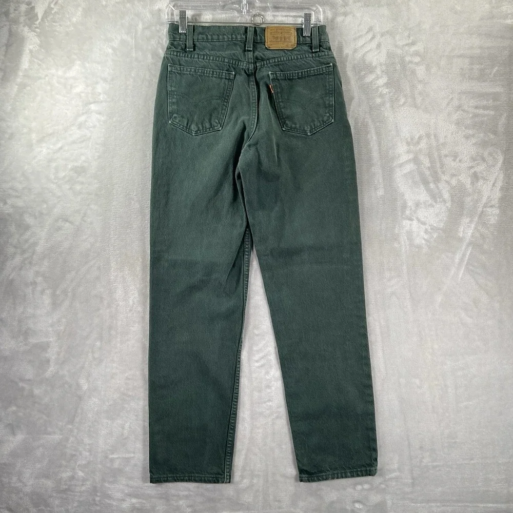 VTG Levi's 550 Jeans Student 27x29 Orange Tab 90s Vintage Denim USA Made Relaxed